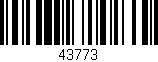 Código de barras (EAN, GTIN, SKU, ISBN): '43773'