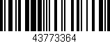 Código de barras (EAN, GTIN, SKU, ISBN): '43773364'