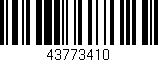 Código de barras (EAN, GTIN, SKU, ISBN): '43773410'