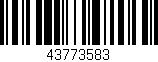Código de barras (EAN, GTIN, SKU, ISBN): '43773583'