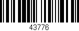 Código de barras (EAN, GTIN, SKU, ISBN): '43776'