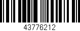 Código de barras (EAN, GTIN, SKU, ISBN): '43776212'