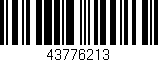 Código de barras (EAN, GTIN, SKU, ISBN): '43776213'