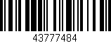 Código de barras (EAN, GTIN, SKU, ISBN): '43777484'