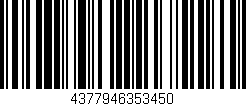 Código de barras (EAN, GTIN, SKU, ISBN): '4377946353450'