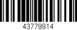 Código de barras (EAN, GTIN, SKU, ISBN): '43779914'