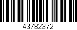 Código de barras (EAN, GTIN, SKU, ISBN): '43782372'