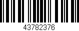 Código de barras (EAN, GTIN, SKU, ISBN): '43782376'