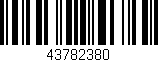 Código de barras (EAN, GTIN, SKU, ISBN): '43782380'