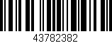 Código de barras (EAN, GTIN, SKU, ISBN): '43782382'