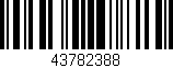Código de barras (EAN, GTIN, SKU, ISBN): '43782388'