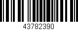 Código de barras (EAN, GTIN, SKU, ISBN): '43782390'