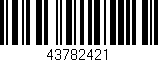 Código de barras (EAN, GTIN, SKU, ISBN): '43782421'