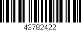 Código de barras (EAN, GTIN, SKU, ISBN): '43782422'