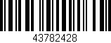 Código de barras (EAN, GTIN, SKU, ISBN): '43782428'