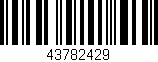 Código de barras (EAN, GTIN, SKU, ISBN): '43782429'