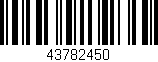 Código de barras (EAN, GTIN, SKU, ISBN): '43782450'