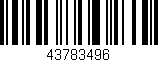 Código de barras (EAN, GTIN, SKU, ISBN): '43783496'