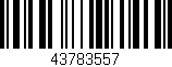 Código de barras (EAN, GTIN, SKU, ISBN): '43783557'