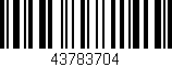 Código de barras (EAN, GTIN, SKU, ISBN): '43783704'