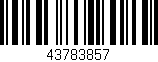 Código de barras (EAN, GTIN, SKU, ISBN): '43783857'
