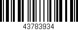 Código de barras (EAN, GTIN, SKU, ISBN): '43783934'