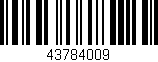 Código de barras (EAN, GTIN, SKU, ISBN): '43784009'