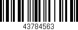 Código de barras (EAN, GTIN, SKU, ISBN): '43784563'