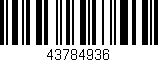Código de barras (EAN, GTIN, SKU, ISBN): '43784936'
