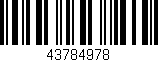 Código de barras (EAN, GTIN, SKU, ISBN): '43784978'
