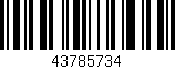 Código de barras (EAN, GTIN, SKU, ISBN): '43785734'