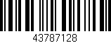 Código de barras (EAN, GTIN, SKU, ISBN): '43787128'