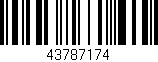 Código de barras (EAN, GTIN, SKU, ISBN): '43787174'
