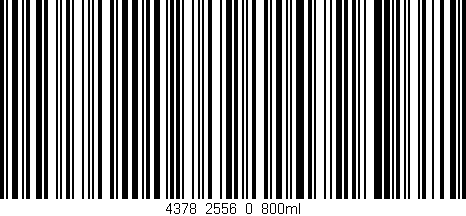 Código de barras (EAN, GTIN, SKU, ISBN): '4378_2556_0_800ml'