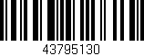 Código de barras (EAN, GTIN, SKU, ISBN): '43795130'