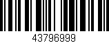 Código de barras (EAN, GTIN, SKU, ISBN): '43796999'