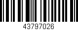 Código de barras (EAN, GTIN, SKU, ISBN): '43797026'