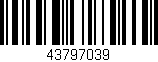 Código de barras (EAN, GTIN, SKU, ISBN): '43797039'