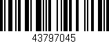 Código de barras (EAN, GTIN, SKU, ISBN): '43797045'
