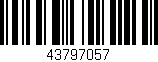 Código de barras (EAN, GTIN, SKU, ISBN): '43797057'