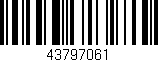 Código de barras (EAN, GTIN, SKU, ISBN): '43797061'