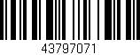 Código de barras (EAN, GTIN, SKU, ISBN): '43797071'