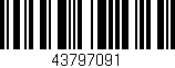 Código de barras (EAN, GTIN, SKU, ISBN): '43797091'