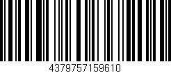 Código de barras (EAN, GTIN, SKU, ISBN): '4379757159610'