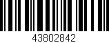 Código de barras (EAN, GTIN, SKU, ISBN): '43802842'