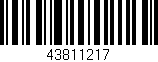 Código de barras (EAN, GTIN, SKU, ISBN): '43811217'