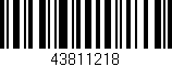Código de barras (EAN, GTIN, SKU, ISBN): '43811218'