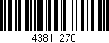 Código de barras (EAN, GTIN, SKU, ISBN): '43811270'