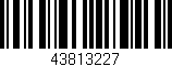 Código de barras (EAN, GTIN, SKU, ISBN): '43813227'