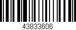 Código de barras (EAN, GTIN, SKU, ISBN): '43833606'
